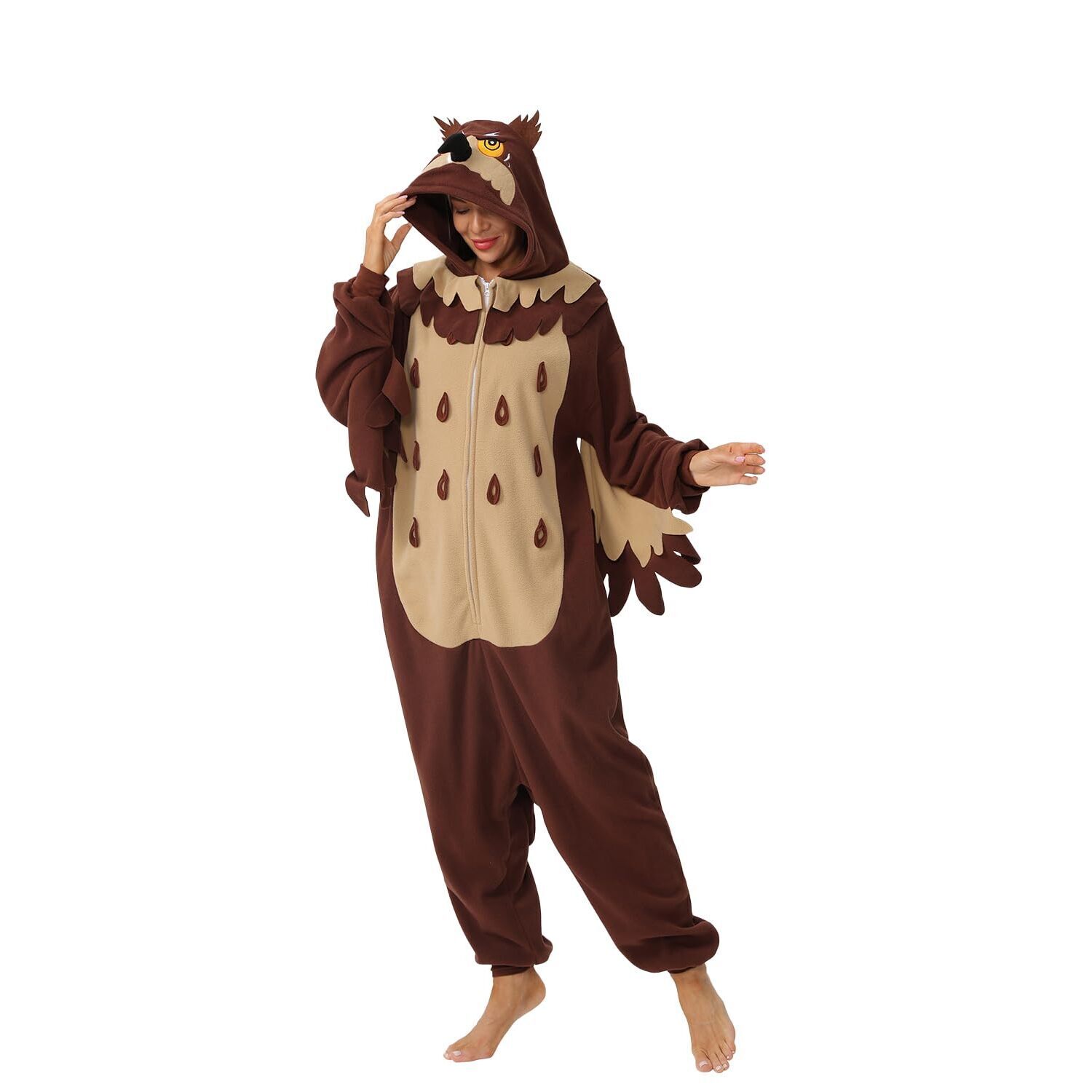 8744 Adult Onesie Pajamas Cosplay Halloween Costume Animals Sleepwear